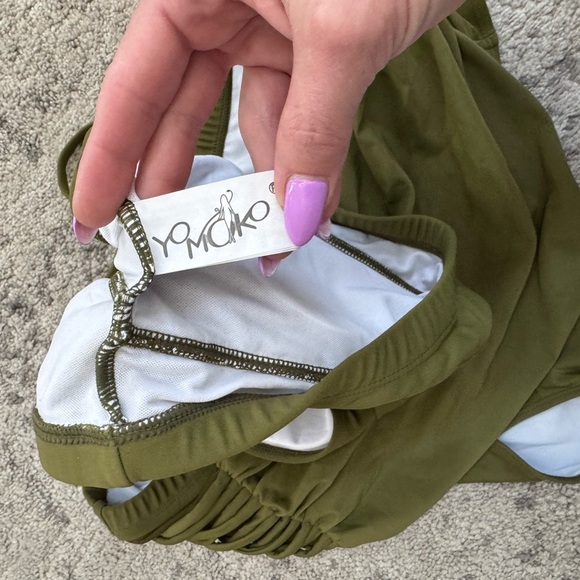 Women’s 2x Olive Green swimsuit 2 piece swimsuit - Picture 8 of 9